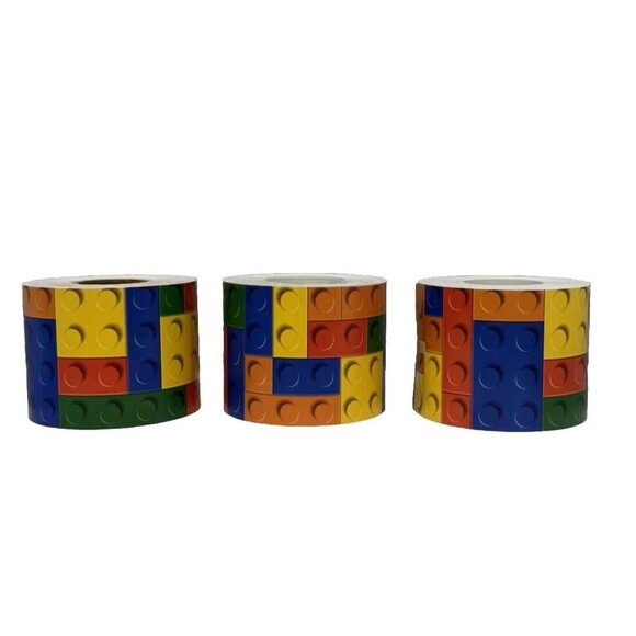 Building Bricks Bulletin Board Boarders Colorful Blocks Bulletin Board Classroom - Picture 3 of 6